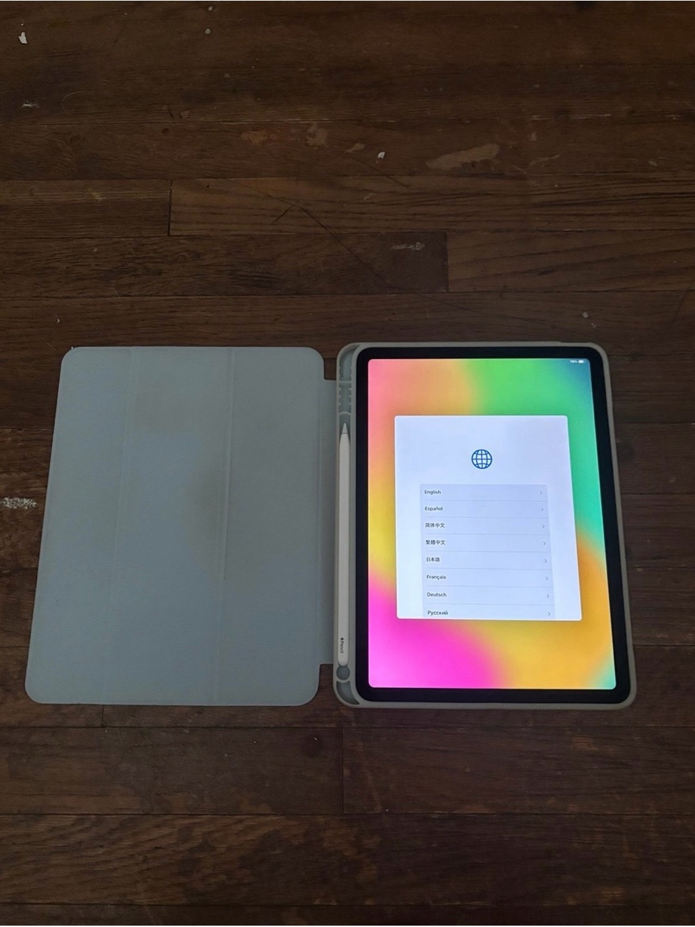 pink apple ipad air 5th generation + apple pencil
